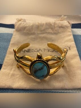 Vanessa Mooney Turquoise Cuff Bracelet